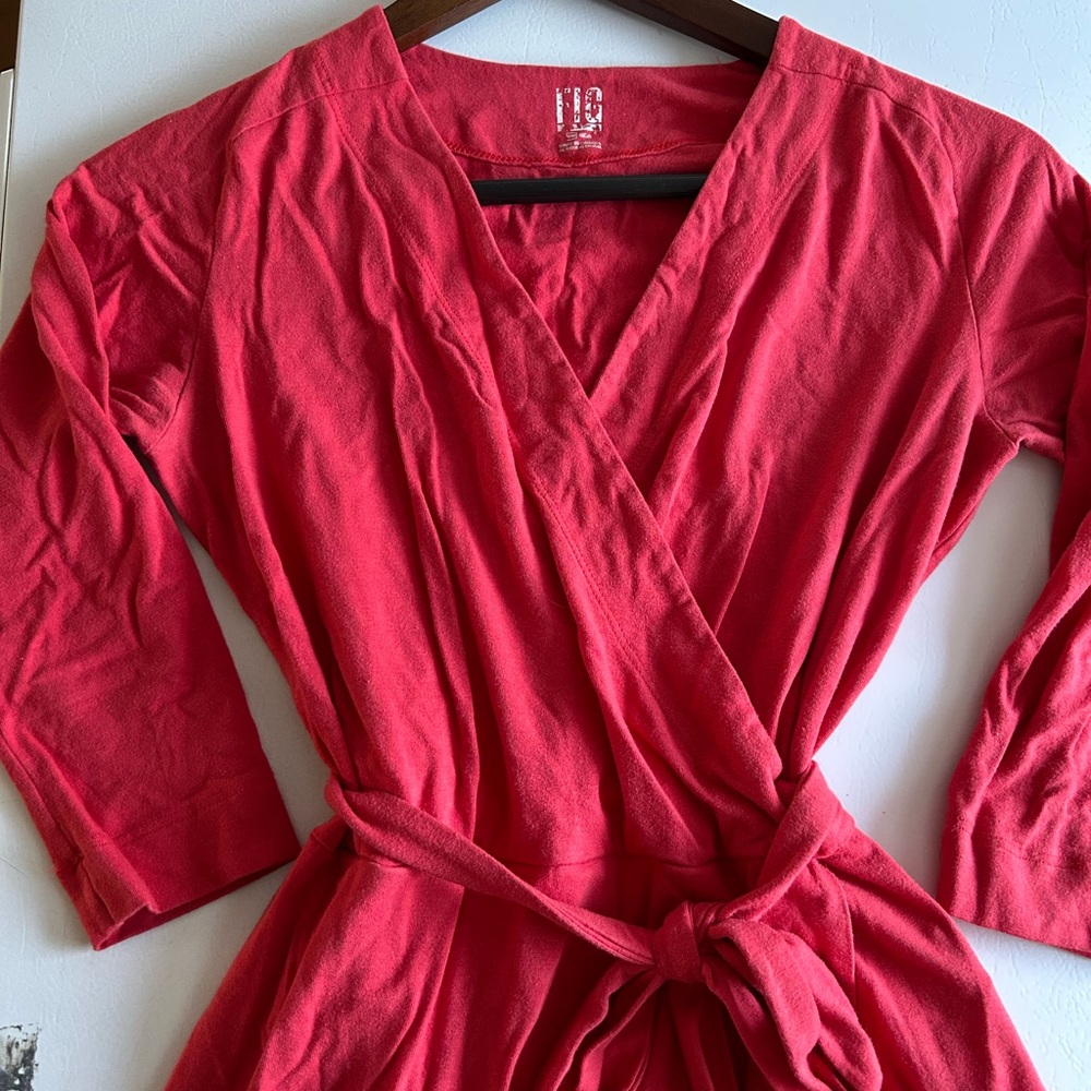 Fig Safari Wrap Dress